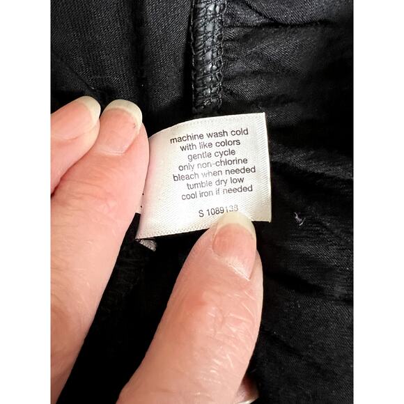 lane Bryant womens size 26/28 midi dress black tiered off shoulder scoop neck - Picture 7 of 7